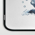 Turtle Swimming Sea Turtles indigo blue turtle art Laptop Sleeve Gallery Image 3