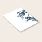 Turtle Swimming Sea Turtles indigo blue turtle art Notebook Gallery Image 3