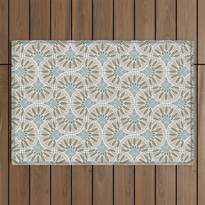 Tropical Garden Outdoor Rug Gallery Image 1