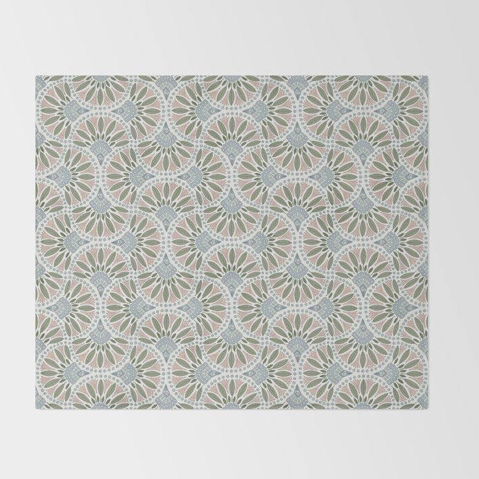 Tropical Garden Throw Blanket Gallery Image 2
