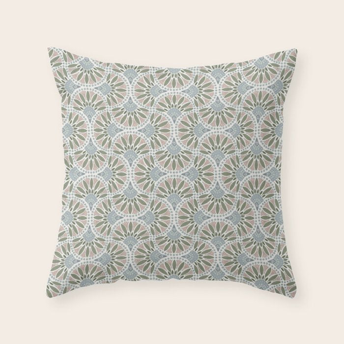 Tropical Garden Throw Pillow Gallery Image 1