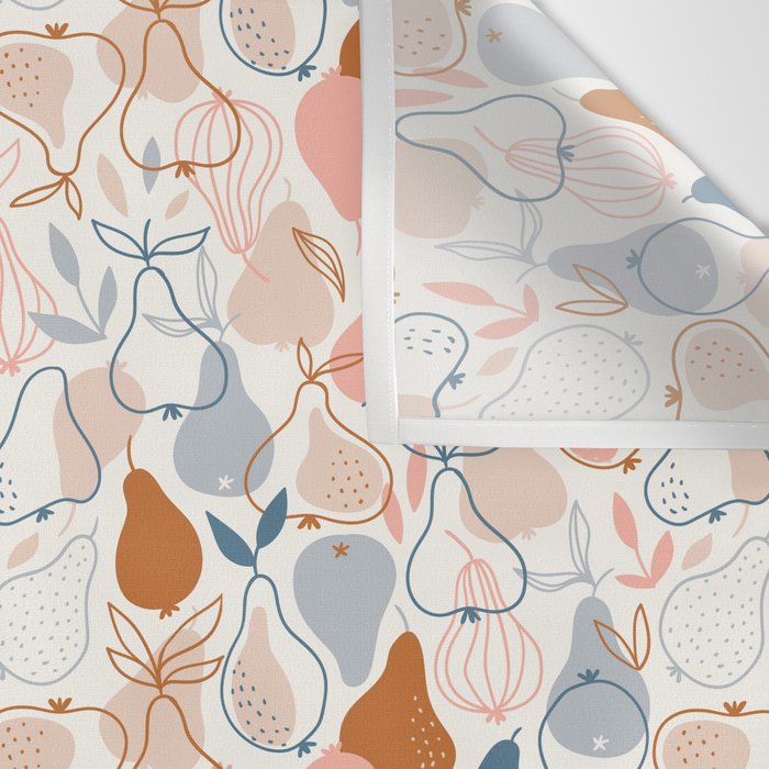 Pears in Scandinavian style Wall Tapestry Gallery Image 3