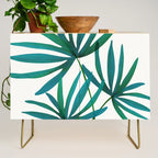 Fan Palm Bouquet Still Life Credenza Gallery Image 1