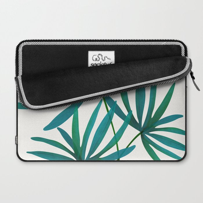 Fan Palm Bouquet Still Life Laptop Sleeve Gallery Image 2