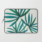 Fan Palm Bouquet Still Life Laptop Sleeve Gallery Image 1