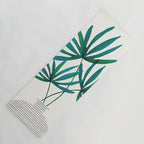 Fan Palm Bouquet Still Life Yoga Mat Gallery Image 1