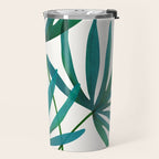 Fan Palm Bouquet Still Life Travel Mug Gallery Image 2