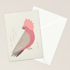 Galah, Bird of Australia Stationery Card Gallery Image 2