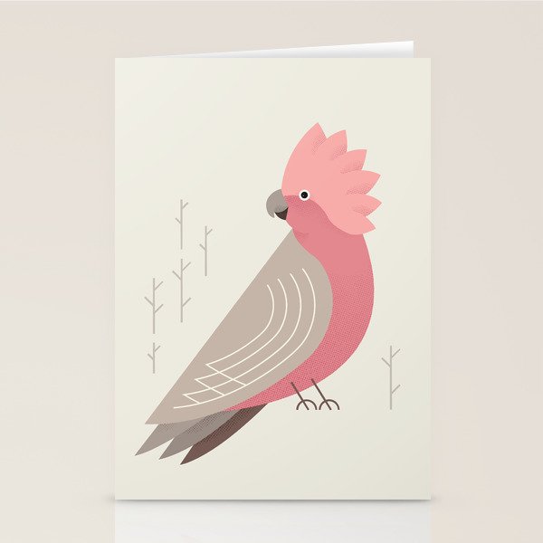 Galah, Bird of Australia Stationery Card Gallery Image 2