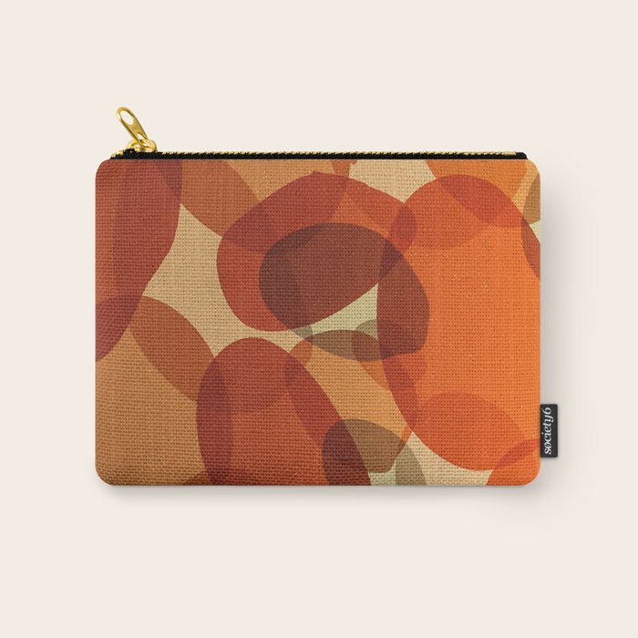 Soft Shapes Abstract #9 Carry All Pouch Gallery Image 1