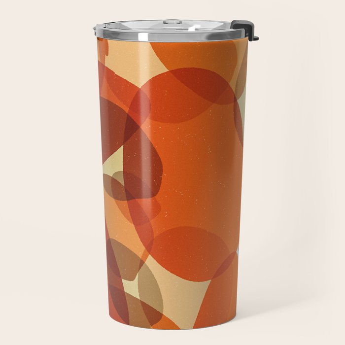 Soft Shapes Abstract #9 Travel Mug Gallery Image 2
