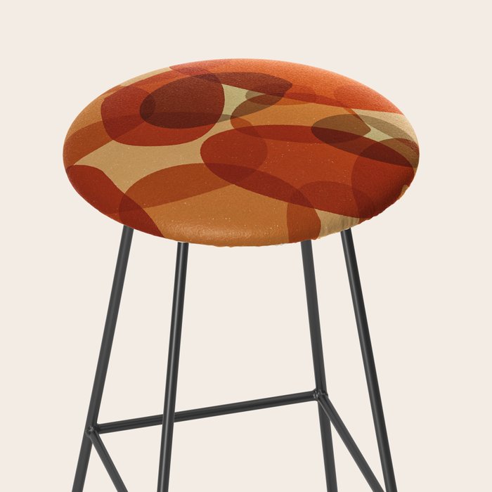 Soft Shapes Abstract #9 Stool Gallery Image 2