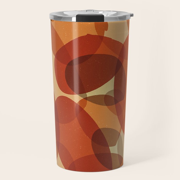Soft Shapes Abstract #9 Travel Mug Gallery Image 1