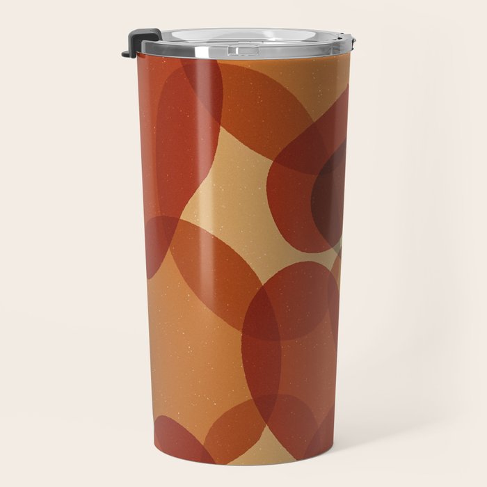 Soft Shapes Abstract #9 Travel Mug Gallery Image 3