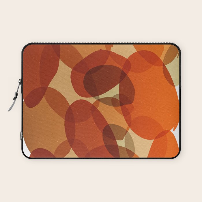 Soft Shapes Abstract #9 Laptop Sleeve Gallery Image 1