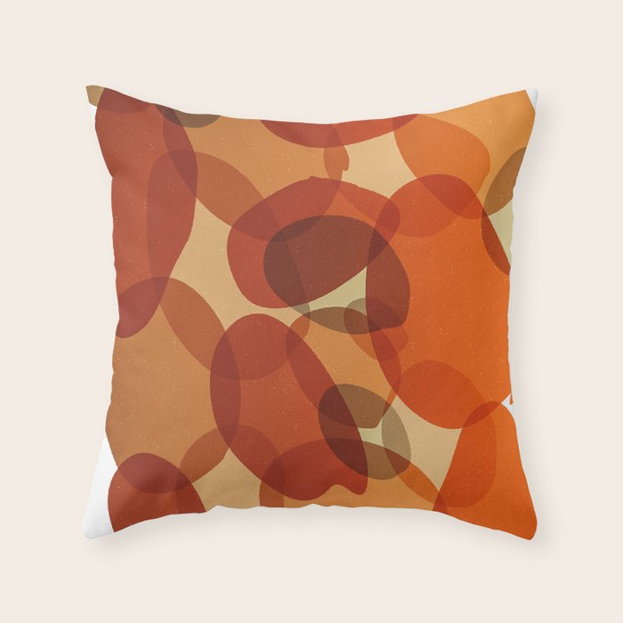 Soft Shapes Abstract #9 Throw Pillow Gallery Image 6