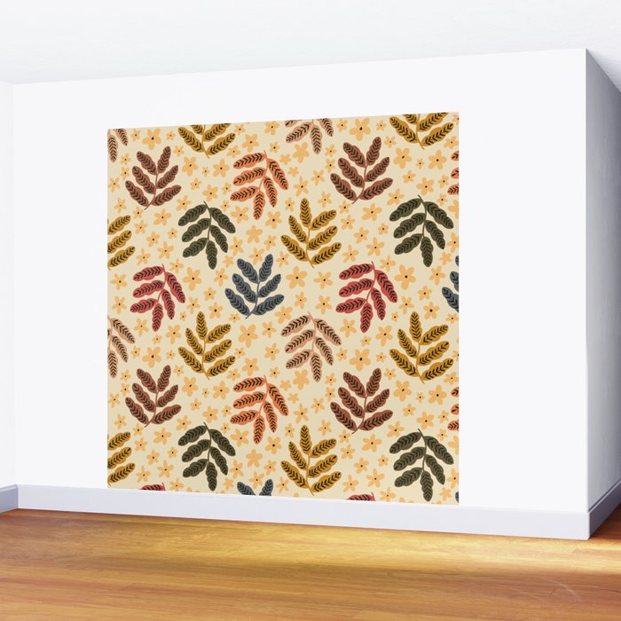 Fall Leaves - autumn Wall Mural Gallery Image 2