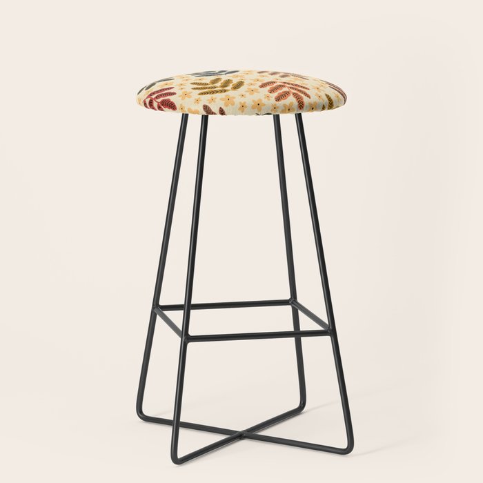 Fall Leaves - autumn Stool Gallery Image 1