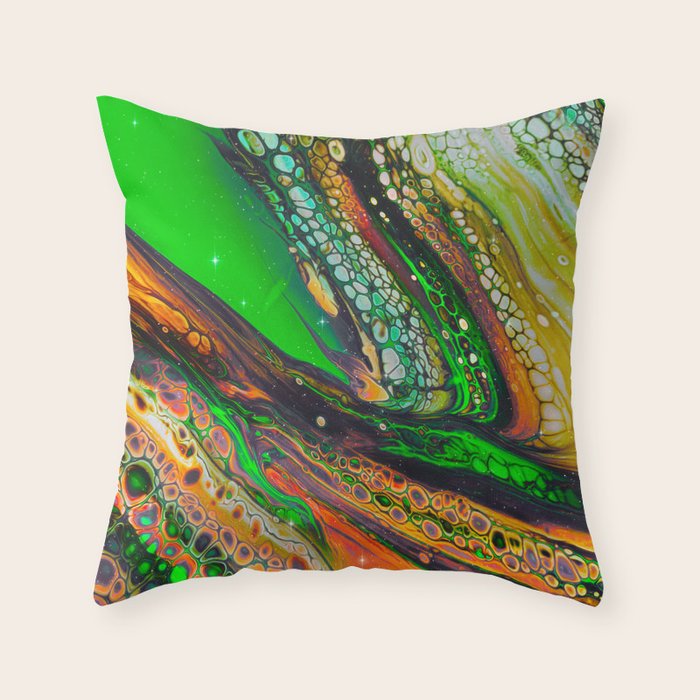 Beware The Autumn People Throw Pillow Gallery Image 1