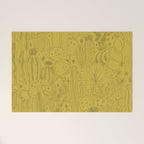 Cactus Scene in Green Welcome Mat Gallery Image 1