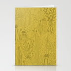 Cactus Scene in Green Stationery Card Gallery Image 2