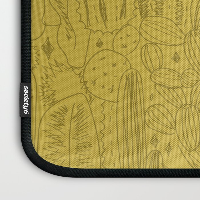 Cactus Scene in Green Laptop Sleeve Gallery Image 3