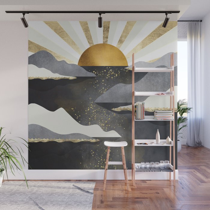 Metallic Dusk Wall Mural Gallery Image 1