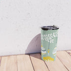 Cheerful little Christmas baubles mint Travel Mug Gallery Image 4