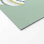 Cheerful little Christmas baubles mint Welcome Mat Gallery Image 2