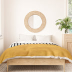 Sunshine Color Field Rothko Inspired Abstract Mid Century Modern Geometric Pattern Duvet Cover Gallery Image 3