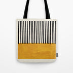 Sunshine Color Field Rothko Inspired Abstract Mid Century Modern Geometric Pattern Tote Bag Gallery Image 1