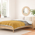 Sunshine Color Field Rothko Inspired Abstract Mid Century Modern Geometric Pattern Duvet Cover Gallery Image 2