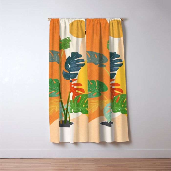 Colorful Branching Out 03 Window Curtain Gallery Image 3