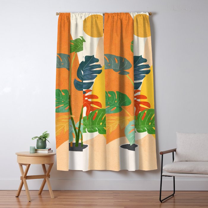 Colorful Branching Out 03 Window Curtain Gallery Image 1