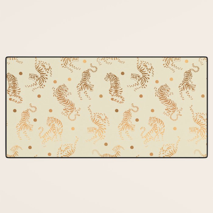 Golden Tigers III Desk Mat Gallery Image 3