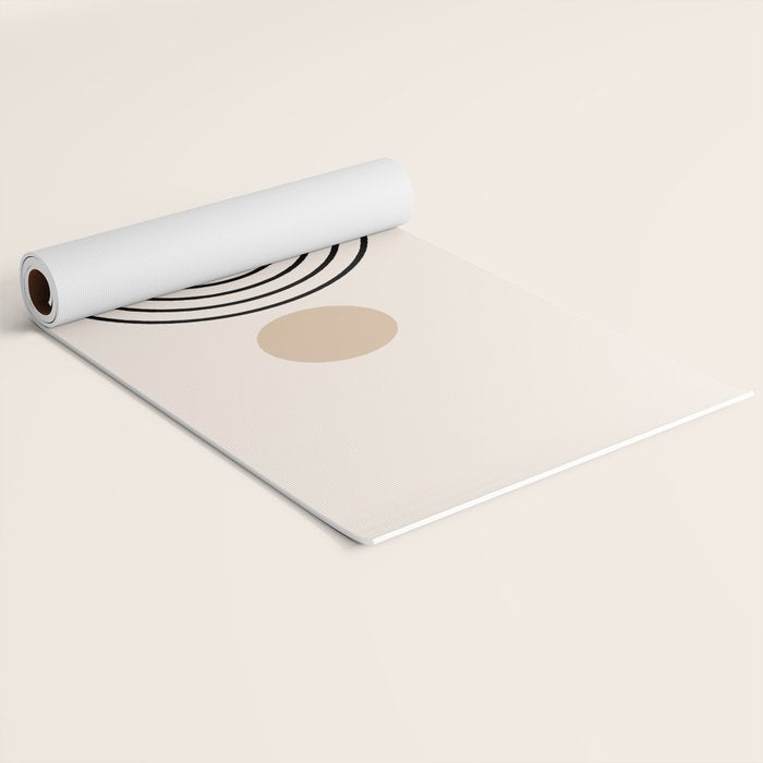 Abstraction_SUN_LINE_BOHEMIAN_LANDSCAPE_POP_ART_1129B Yoga Mat Gallery Image 2