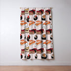 Sushi Persian Cat Window Curtain Gallery Image 3
