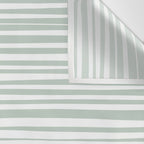 Natural Stripes Modern Minimalist Pattern in Light Sage Mint Green Wall Tapestry Gallery Image 3