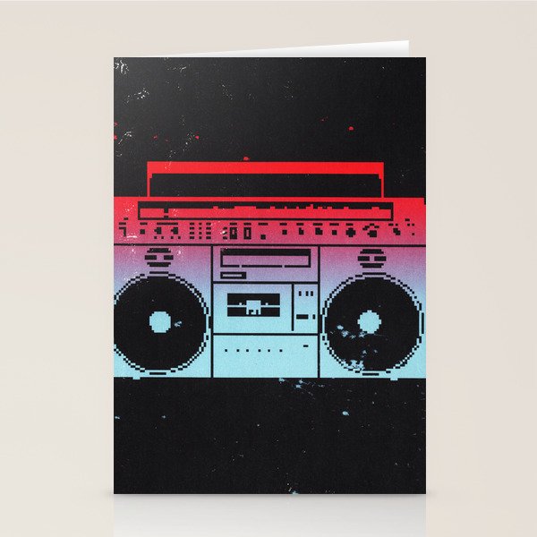 Boombox Stationery Card Gallery Image 2