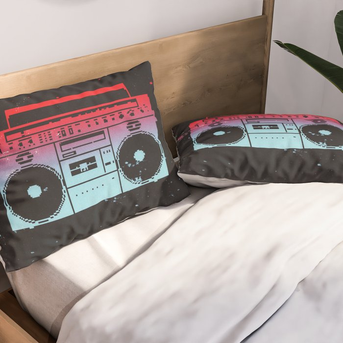 Boombox Pillow Sham Gallery Image 2