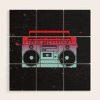 Boombox Wood Wall Art Gallery Image 1