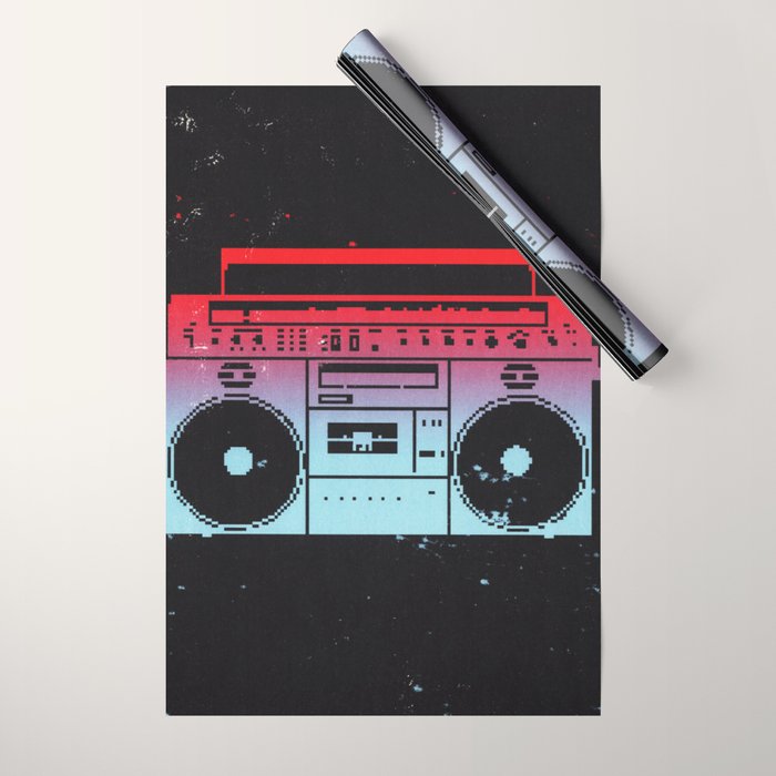 Boombox Wrapping Paper Gallery Image 1