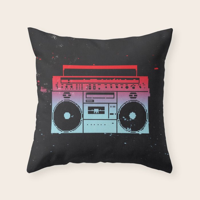 Boombox Throw Pillow Gallery Image 6
