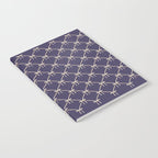 Bows & Ribbons Pattern XXXII Dark Lavender Purple Notebook Gallery Image 2