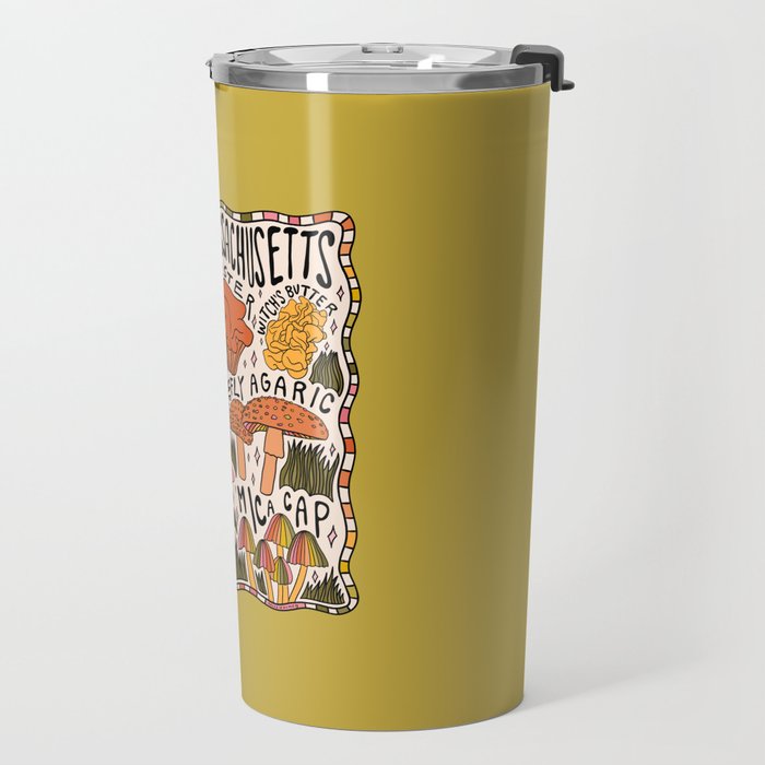 Mushrooms of Massachusetts Travel Mug Gallery Image 2