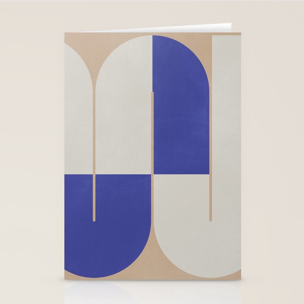 Modern geometric shapes 16 Stationery Card Gallery Image 2