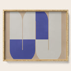 Modern geometric shapes 16 Serving Tray Gallery Image 1