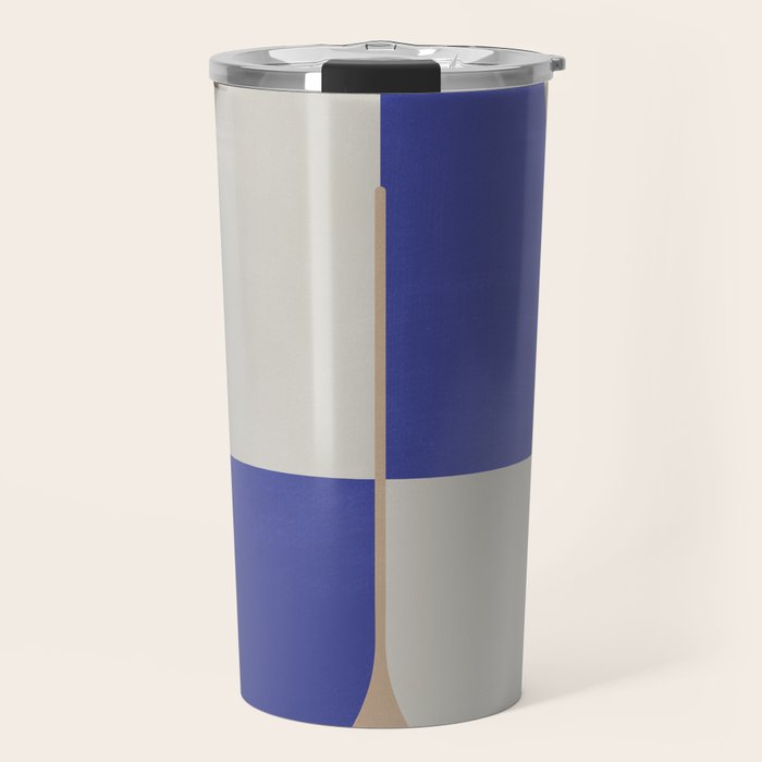 Modern geometric shapes 16 Travel Mug Gallery Image 1