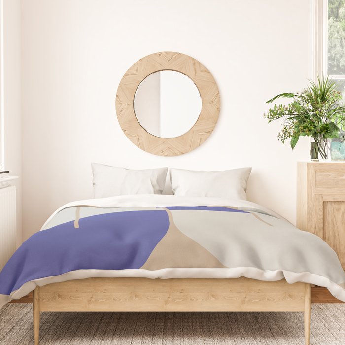 Modern geometric shapes 16 Duvet Cover Gallery Image 3