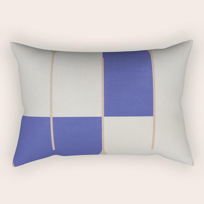 Modern geometric shapes 16 Rectangular Pillow Gallery Image 1